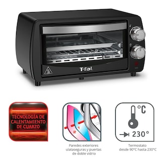 Foto 4 | Foto 4 | Horno Tostador T-Fal OF3108MX Negro 10L 1400w