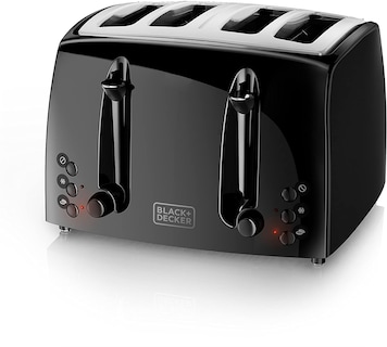 Foto 1 | Foto 1 | Venta Internacional - Tostadora Black+Decker Negra de 4 Rebanadas