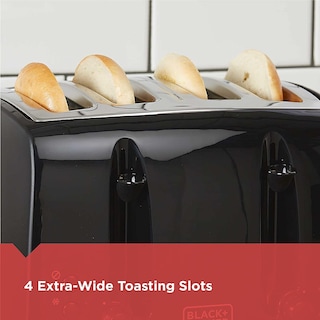 Foto 5 | Foto 5 | Venta Internacional - Tostadora Black+Decker Negra de 4 Rebanadas