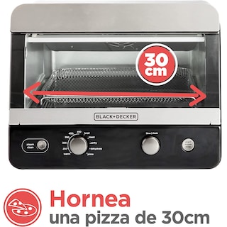 Foto 8 | Foto 8 | Horno Eléctrico Freidora Black+Decker Tod6020b-la 8 Funciones