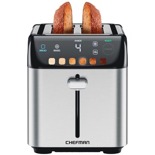 Foto 1 | Foto 1 | Tostadora Digital Chefman Smart Touch de 2 Rebanadas de Acero Inoxidable - Venta Internacional