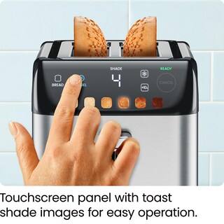 Foto 3 | Foto 3 | Tostadora Digital Chefman Smart Touch de 2 Rebanadas de Acero Inoxidable - Venta Internacional