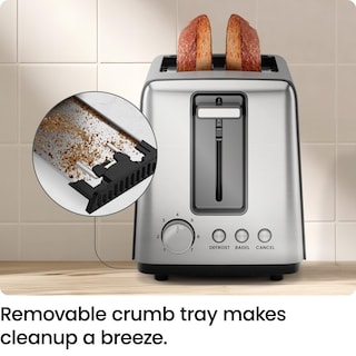 Foto 6 | Foto 6 | Tostador Chefman 2 Rebanadas Plateado - Venta Internacional