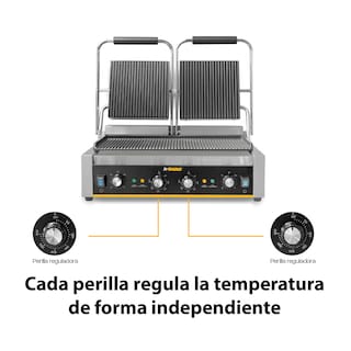 Foto 5 | Foto 5 | Plancha Panini Rhino Planpa-3600 Potencia 3,600 W Doble Parrilla Hierro Fundido
