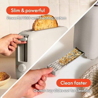 Foto 3 | Foto 3 | Toaster Bella 2 Rebanadas Slim Se Adapta A La Leche De Avena Anywhere™ De 900 W - Venta Internacional.