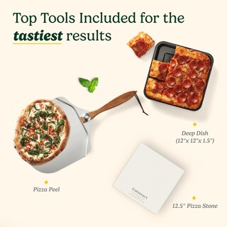 Foto 3 | Foto 3 | Horno Para Pizza Cuisinart Cpz-120r Pomodoro Rojo Acero Inoxidable - Venta Internacional.