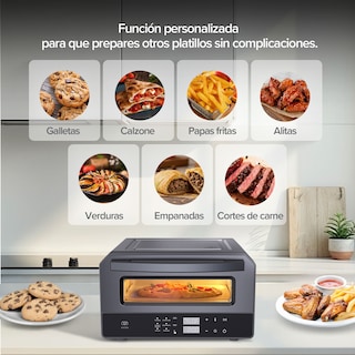 Foto 5 | Foto 5 | Horno Eléctrico Para Pizza de 12 pulgadas hasta 400°C con 6 funciones