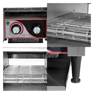 Foto 4 | Foto 4 | Tostadora Pan Electrica Industrial 150 Rebanadas 7 Vel Acero Gutstark Home