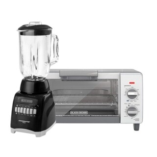 Foto 1 | Foto 1 | Horno Tostador Airfry + Licuadora 1.25lt Vidrio Black+decker