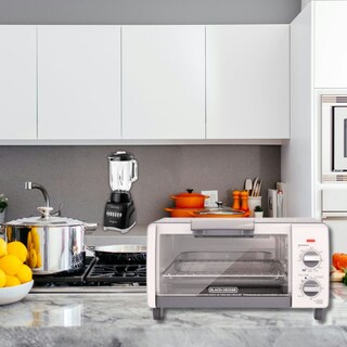 Foto 3 | Foto 3 | Horno Tostador Airfry + Licuadora 1.25lt Vidrio Black+decker