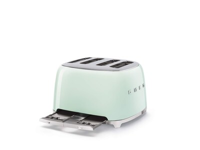 Foto 5 | Foto 5 | Tostadora Smeg, Estilo Años 50, Estética Retro, 4 Rebanadas, Verde Tsf03pgus - Venta Internacional.