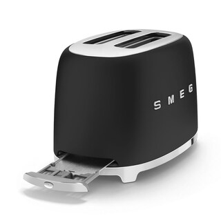 Foto 2 | Foto 2 | Tostadora Smeg 50's Retro De 4 Rebanadas Negra Con 6 Niveles De Dorado - Venta Internacional.