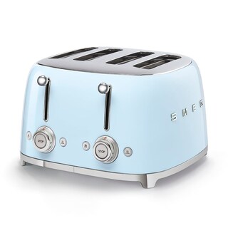 Foto 1 | Foto 1 | Tostadora Smeg, Estilo Años 50, Estética Retro, 4 Rebanadas, Tsf03pbus, Azul - Venta Internacional.