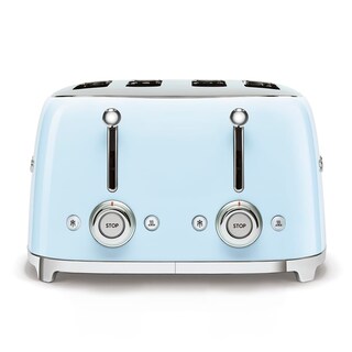 Foto 4 | Foto 4 | Tostadora Smeg, Estilo Años 50, Estética Retro, 4 Rebanadas, Tsf03pbus, Azul - Venta Internacional.