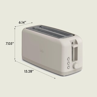 Foto 7 | Foto 7 | Tostadora Bella De 4 Rebanadas, Delgada, Ranura Larga, 1400 W, Con Función De Recalentamiento - Venta Internacional.