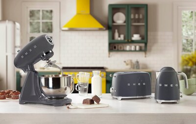 Foto 4 | Foto 4 | Tostadora Smeg, Estilo Años 50, Estética Retro, 2 Rebanadas, Gris Tsf01gr - Venta Internacional.