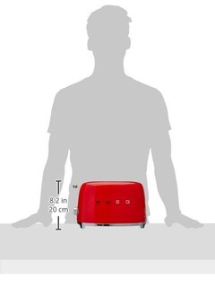 Foto 3 | Foto 3 | Tostadora Smeg Tsf01rdus, 2 Rebanadas, 6 Presets, Defrost, Roja - Venta Internacional.