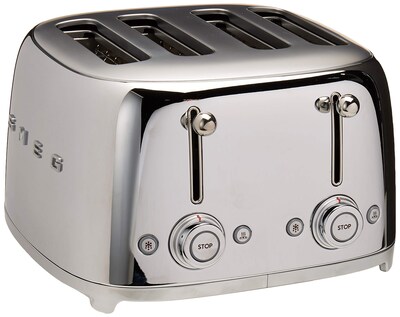 Foto 1 | Foto 1 | Tostadora Smeg, Estilo Años 50, Estética Retro, 4 Rebanadas, Tsf03ssus - Venta Internacional.