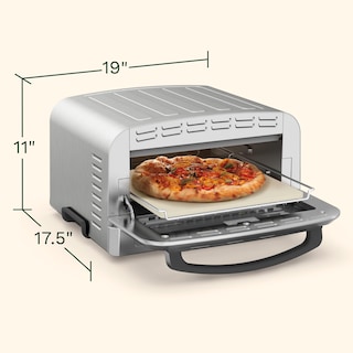 Foto 2 | Foto 2 | Horno Para Pizza Cuisinart Cpz-120 De Acero Inoxidable 30 Cm 350-700 W - Venta Internacional.