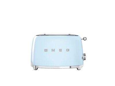 Foto 2 | Foto 2 | Combinación De Tostadora Y Estante Para Sándwiches Smeg De 2 Rebanadas Color Azul Pastel - Venta Internacional.