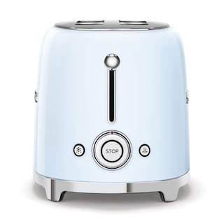 Foto 4 | Foto 4 | Combinación De Tostadora Y Estante Para Sándwiches Smeg De 2 Rebanadas Color Azul Pastel - Venta Internacional.