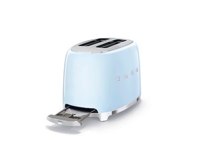 Foto 5 | Foto 5 | Combinación De Tostadora Y Estante Para Sándwiches Smeg De 2 Rebanadas Color Azul Pastel - Venta Internacional.