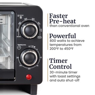 Foto 4 | Foto 4 | Horno Tostador Elite Gourmet Eto490 9l/4 Rebanadas 800w Negro - Venta Internacional.