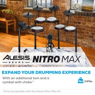 Foto 2 | Foto 2 | Set De Batería Expansion Alesis Nitro Max Con Mesh Tom Pad Y 10 Platillos - Venta Internacional.