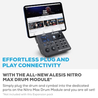 Foto 5 | Foto 5 | Set De Batería Expansion Alesis Nitro Max Con Mesh Tom Pad Y 10 Platillos - Venta Internacional.