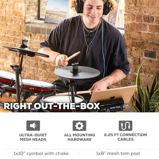 Foto 6 | Foto 6 | Set De Batería Expansion Alesis Nitro Max Con Mesh Tom Pad Y 10 Platillos - Venta Internacional.