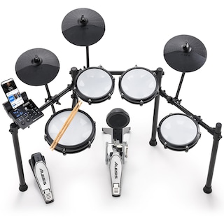 Foto 1 | Foto 1 | Batería Eléctrica Alesis Nitro Max Kit Con Almohadillas De Malla Silenciosas - Venta Internacional.