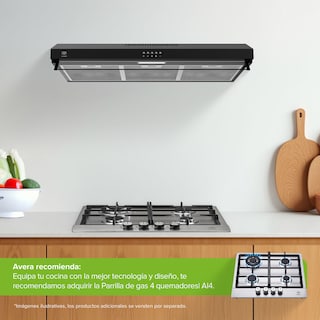 Foto 8 | Foto 8 | Campana Extractora De Pared 80 Cm Avera Cea80n Negra