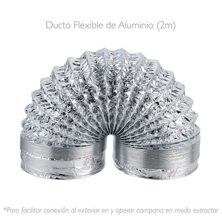 Foto 7 | Foto 7 | Campana Isla IHD ISOLA MILAN de 90 cm Purificadora Cristal Acero Inox