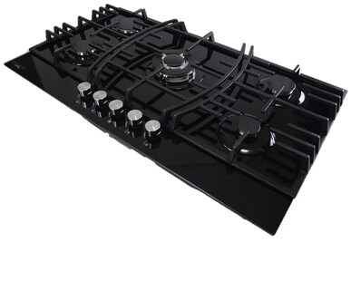 Foto 3 | Foto 3 | Kit de Campana y Parrilla de 90 cm en Cristal Templado Negro