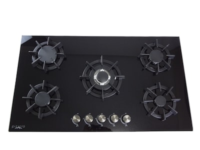 Foto 5 | Foto 5 | Kit Campana Purificadora 90 Cm + Parrilla 5 Quemadores En Cristal Negro 90 Cm