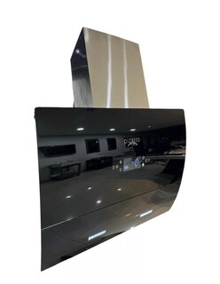 Foto 2 | Foto 2 | Kit Campana Purificadora 60cm + Parrilla 4 Quemadores en Cristal Negro