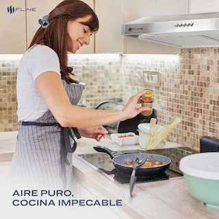 Foto 5 | Foto 5 | Campana Extractora De Cocina Slim Acero Inoxidable 60 Cm | Bajo Gabiente | Tallin 60| Fline