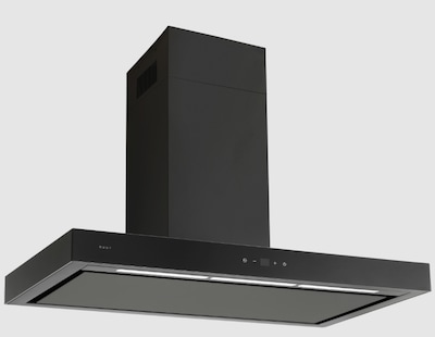 Foto 1 | Foto 1 | Campana De Isla En Color Negro De 90cm Con Cuerpo En Acero Inoxidable Y Control Digital Con Wifi