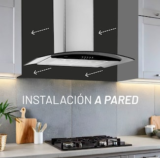 Foto 4 | Foto 4 | Nuur Campana Extractora De Pared 90cm Ai Camexpa90av