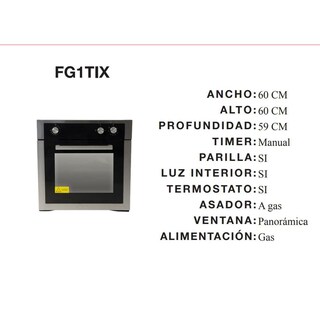 Foto 3 | Foto 3 | Horno Empotrable Maxims FG1TIX color Negro