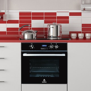 Foto 8 | Foto 8 | Horno de Gas Supra Dark Vortex color Negro Empotrable en Acero y Puerta de Cristal Templado