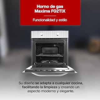 Foto 2 | Foto 2 | Horno De Gas Empotrable Maxims 60 Cm Acero Inoxidable