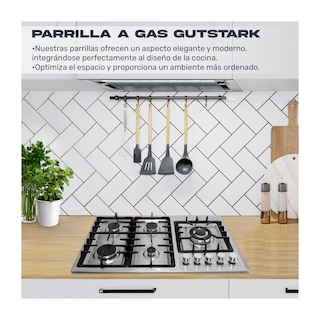 Foto 2 | Foto 2 | Parrilla Gutstark 5 Quemadores Acero Inox Gas Lp y Natural Empotrable