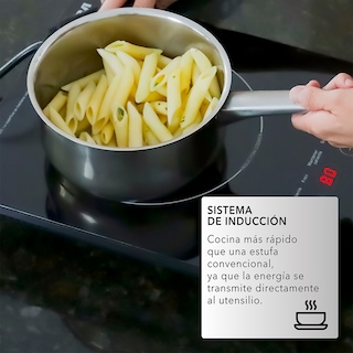 Foto 6 | Foto 6 | Parrilla de Inducción RCA RC-12A3 Negra de Cristal Templado