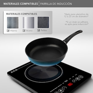 Foto 8 | Foto 8 | Parrilla de Inducción RCA RC-12A3 Negra de Cristal Templado