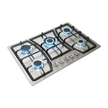 Parrilla Estufa Gas LP Gutstark Natural 5 Quemadores Acero Inoxidable