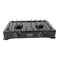 Parrilla Estufa Fraga P602 color Negro de Gas Anaquel 2 Quemadores