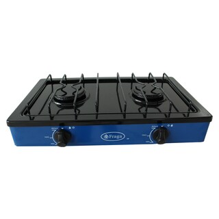Foto 1 | Foto 1 | Parrilla Fraga P104 color Azul a Gas 2 Quemadores Porcelanizada
