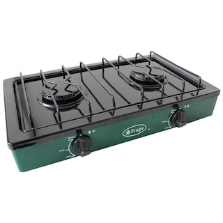 Foto 1 | Foto 1 | Parrilla Fraga P104 color Verde a Gas 2 Quemadores Porcelanizada