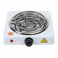 Parrilla Eléctrica IUSA color Blanco de 1 Quemador Mini Espiral 1,000 W